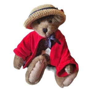 Boyds Bear Eleanor Bearsevelt Americana Themed Girl Bear 16" Vintage 1990-2000